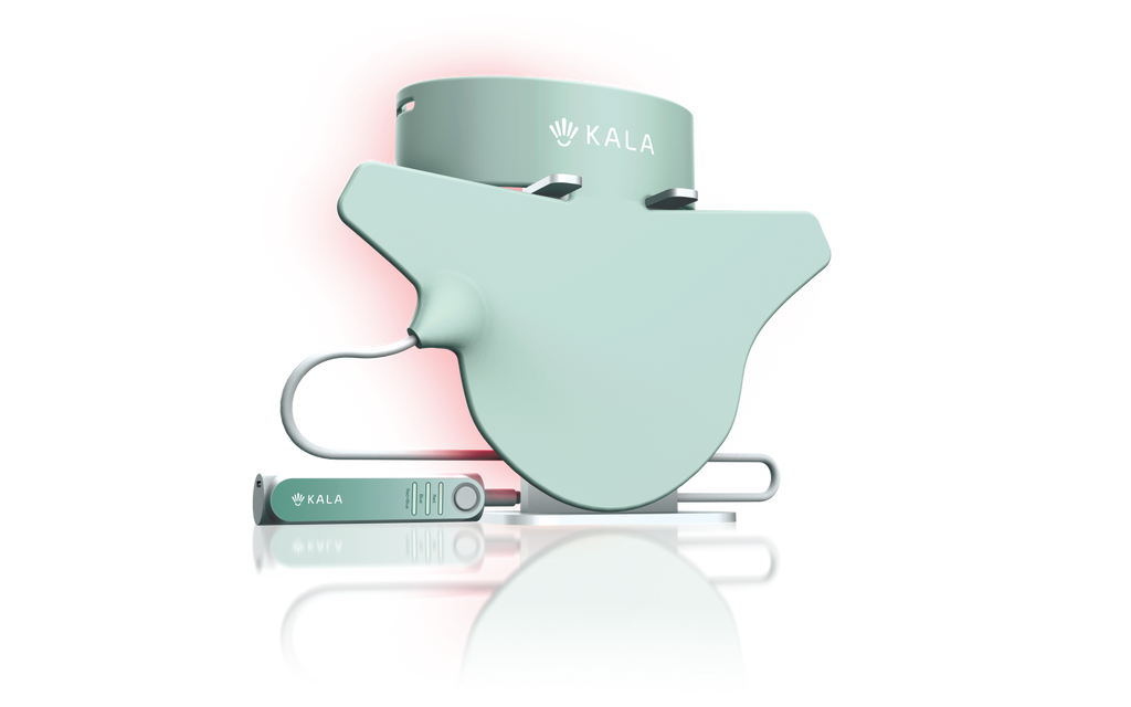 The Kala Red Light Neck Rejuvenator delivers advanced red and near-infrared light therapy directly to the neck and upper chest.