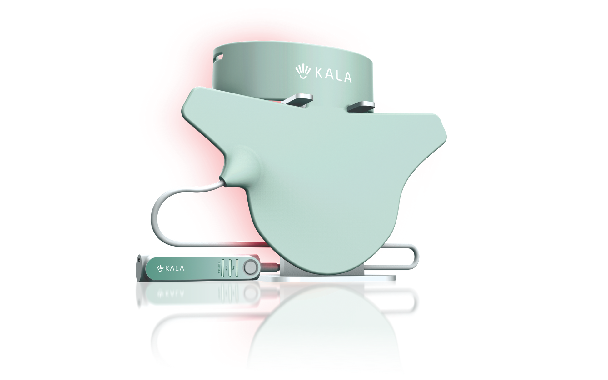 The Kala Red Light Neck Rejuvenator delivers advanced red and near-infrared light therapy directly to the neck and upper chest.
