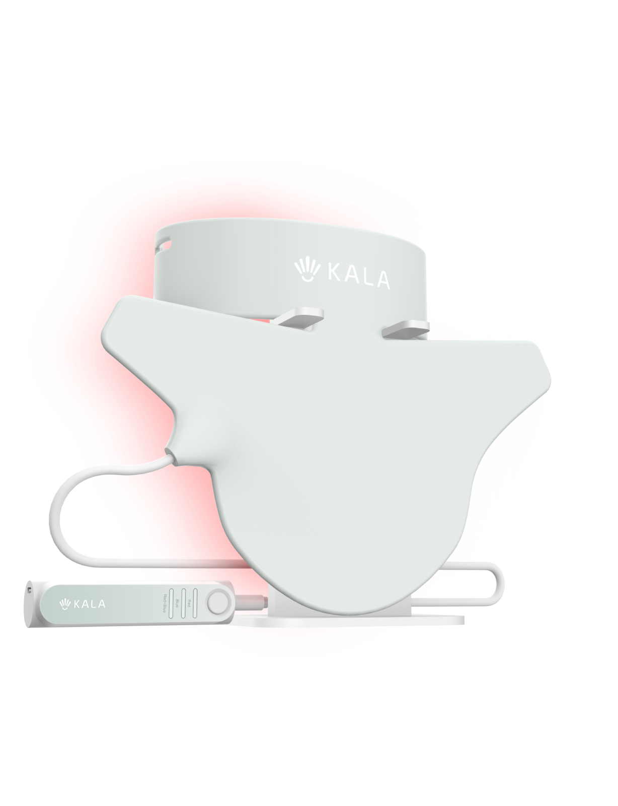 The Kala Red Light Neck Rejuvenator delivers advanced red and near-infrared light therapy directly to the neck and upper chest.