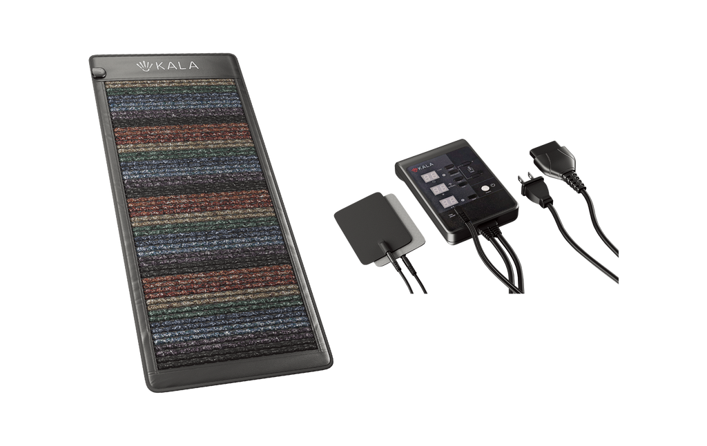 The Kala Infrared PEMF Mat blends deep infrared heat, PEMF therapy, and gemstone technology for full-body relaxation and recovery.
