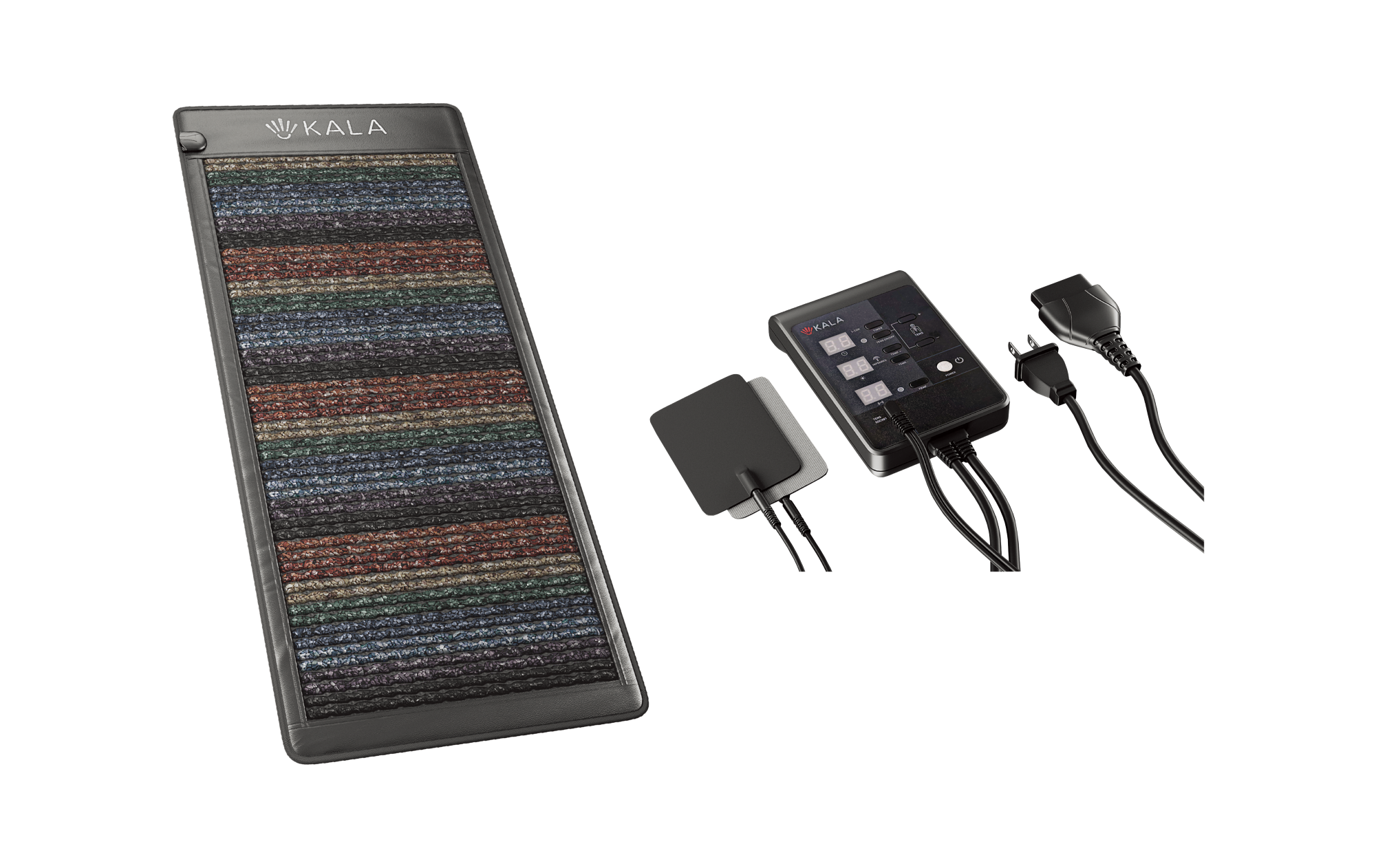 The Kala Infrared PEMF Mat blends deep infrared heat, PEMF therapy, and gemstone technology for full-body relaxation and recovery.