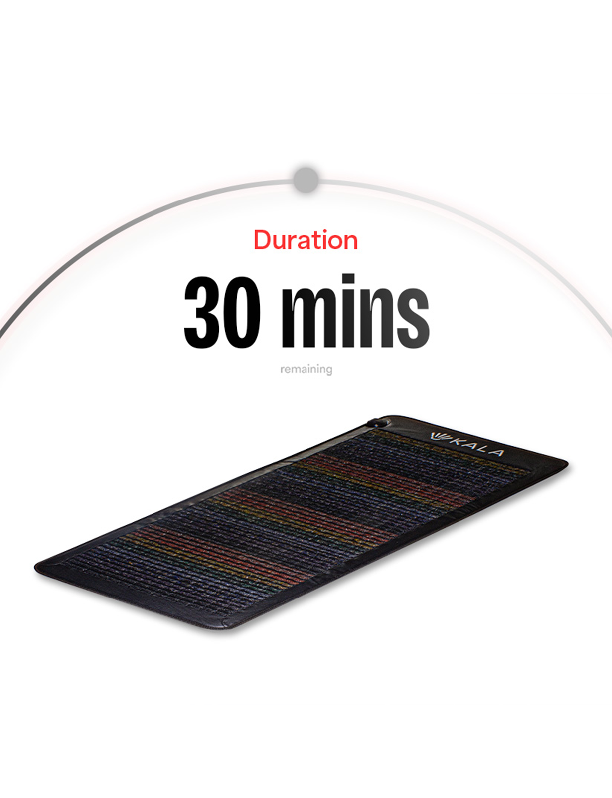 The Kala Infrared Sauna Blanket is duration 30 mins, deliver deep, penetrating heat that helps your body relax, recover, and recharge.