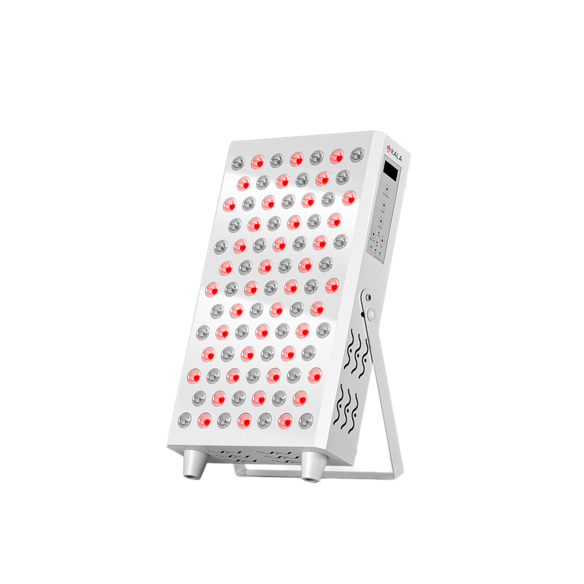 Kala Aim for 10-minute sessions, placing yourself 6-12 inches away from your device for the most favorable results. For areas with symptoms, 15-20 minutes might prove beneficial. However, longer durations may not offer added benefits, as cells can only assimilate a limited amount of light at a given time.