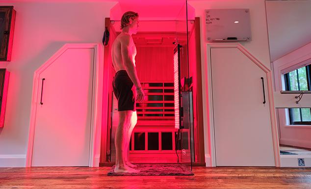 The Kala Sauna Panel delivers full-body red and near-infrared therapy with clinical-grade power.