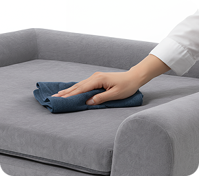 Kala Unplug the pad and spot clean the fabric with a damp cloth and mild soap. Important: Never machine wash or soak the device.