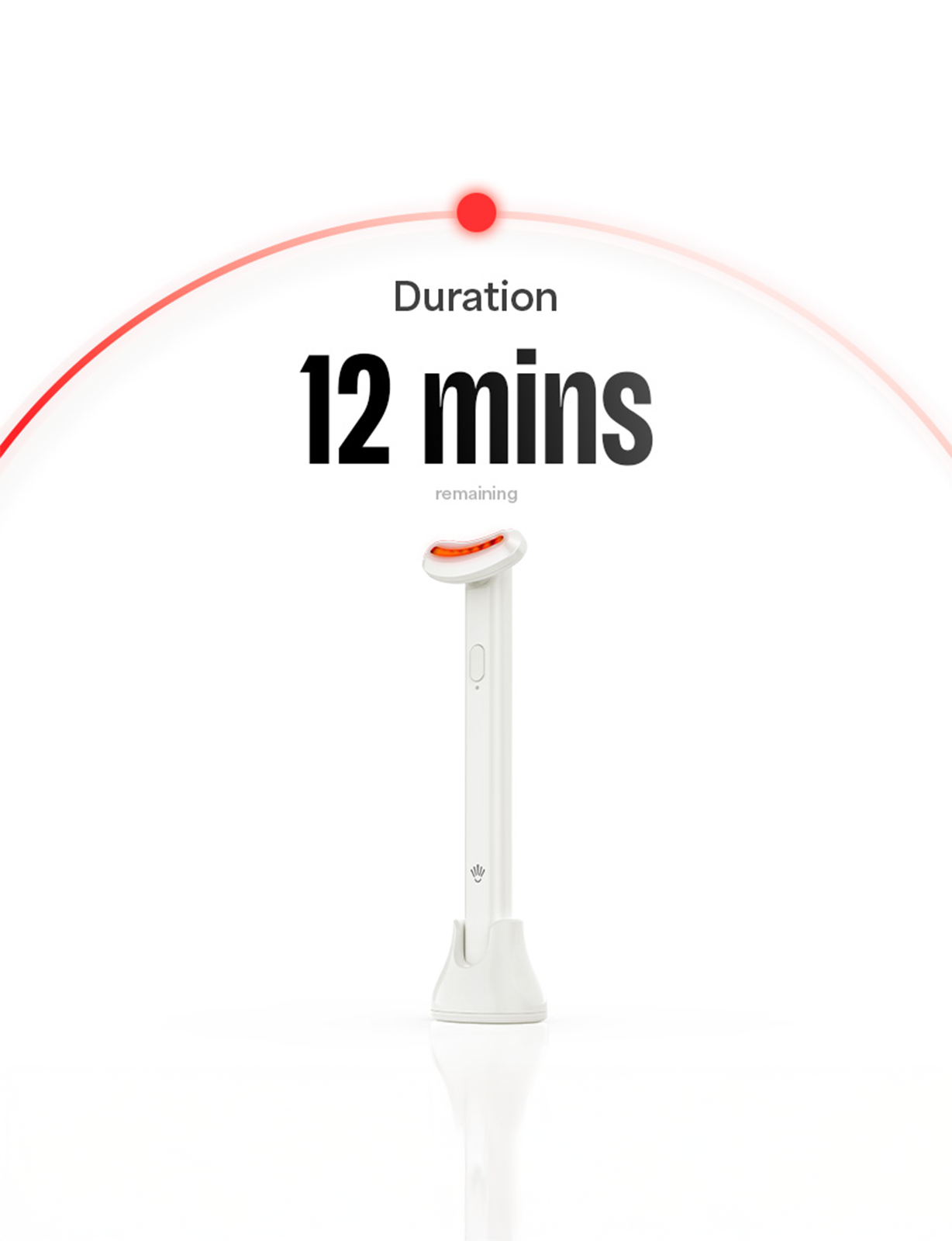 The Kala Therapy Wand is a duration 12 mins, compact, medical-grade device designed to deliver gentle red and blue light therapy directly where you need it most.