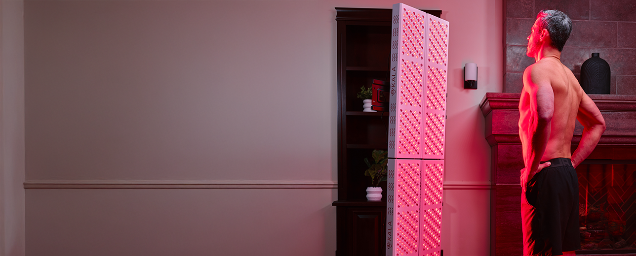 Kala Red Light used in Person standing in a bathroom.